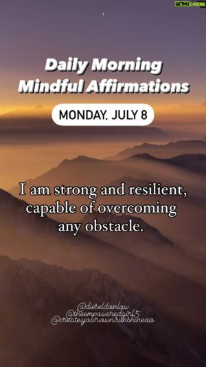 Benjamin Donlow Instagram - Wake up with the most precious thoughts, take a deep breath, place your hand on your heart, close your eyes and be still ✨.

 I am strong and resilient, capable of overcoming any obstacle💖.

With light, love and gratitude:

Amanda, Diesel & Tasmeena

✨☀️Follow @create.your.own.sunshinexo, @theempoweredgirl5 and @dieseldonlow for daily 💖, positivity and motivational content✨☀️

Like: Comment: Share ✨💖🌈

Video credit: @chasseur.de.spots 

#mindfulaffirmations #affirmations #gratitude #love #entrepreneur #youngstown #toronto #muses #universe #universe #theuniversehasyourback #inspiration #createyourownsunshinexo #dieseldonlow #theempoweredgirl5