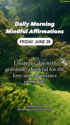 Benjamin Donlow Instagram - Wake up with the most precious thoughts, take a deep breath, place your hand on your heart, close your eyes and be still ✨.

I start my day with gratitude, thankful for the love and abundance in my life 💖.

With light, love and gratitude:

Amanda & Diesel 

✨☀️Follow @create.your.own.sunshinexo and @dieseldonlow for daily 💖, positivity and motivational content✨☀️

Like: Comment: Share ✨💖🌈

Video credit:  @surya_udayana 

#mindfulaffirmations #affirmations #gratitude #love #entrepreneur #youngstown #toronto #muses #universe #universe #theuniversehasyourback #inspiration #createyourownsunshinexo #dieseldonlow
