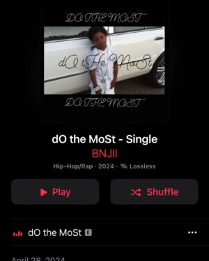 Benjamin Flores Jr. Instagram - EARLY ‼️‼️‼️ 

GO LISTEN NOW NEW SINGLE ON ALL PLATFORMS 

BNJII

DO THE MOST 

MAKE EDITS AND TIKTOKS FOR REPOST ILL VE GOING LIVE TOMORROW FOR THE OFFICIAL DROP SO STAY READY