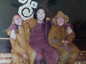 Benjamin Joseph Varney Instagram - Goo, Ben, Mark our first big theatrical performance back in the days, 20 also years ago at Kad Theatre.  #TARZAN #เบนจามินวานร