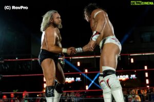 Benjamin Maurice Webb Instagram - @voladorjrcmll logró obtener una espectacular victoria en un intenso duelo ante @trentseven7 durante el evento Uprising 2023 de @revprouk 

#CMLL #LuchaLibre #VoladorJr #RevProUK #RevPro
