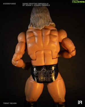 Benjamin Maurice Webb Instagram - Trent Seven, TNA, 2024

Custom of @trentseven7 sporting the #SpeedballMountain attire from tagging with @speedballbailey 

Head sculpt from @headeration 

#trentseven #tna #tnawrestling #revpro #customwrestlingfigures #moustachemountain #wrestlingfigures #wrestlingfigurephotography #wrestlingcollection