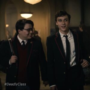 Benjamin Wadsworth Instagram - @neetsaiah is a swag master. #DeadlyClass is all-new TONIGHT at 10/9c on SYFY.