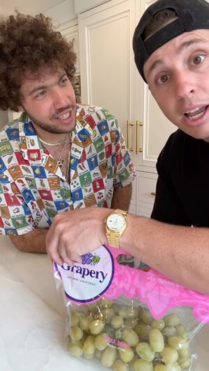 Benny Blanco Instagram - Party Grapes!