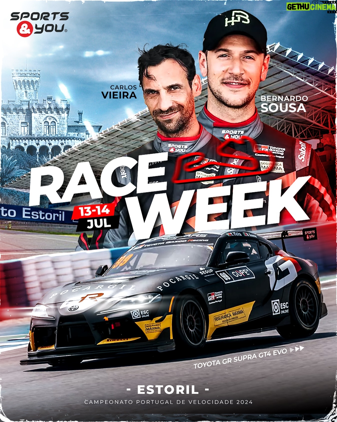 Bernardo Sousa - 1.9K Likes - The circuit action returns in a special venue: ESTORIL 🇵🇹 See you there!
#ToyotaGAZOORacing #SportsAndYou #SportsAndYouFamily #CPV