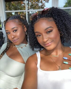 Bethany Clayton Instagram - I’m so grateful God gave me a little sister, you are truly my best-friend and my twin 🫶🏾✨ since we were little I’ve always wanted to be so protective over you. I love our bond and I’m so proud I get to witness  the young woman you are becoming!!😭💗 I can’t wait to keep creating more life long memories with you sis🥰 💫 happy birthday mama @cali_kc 🤍!