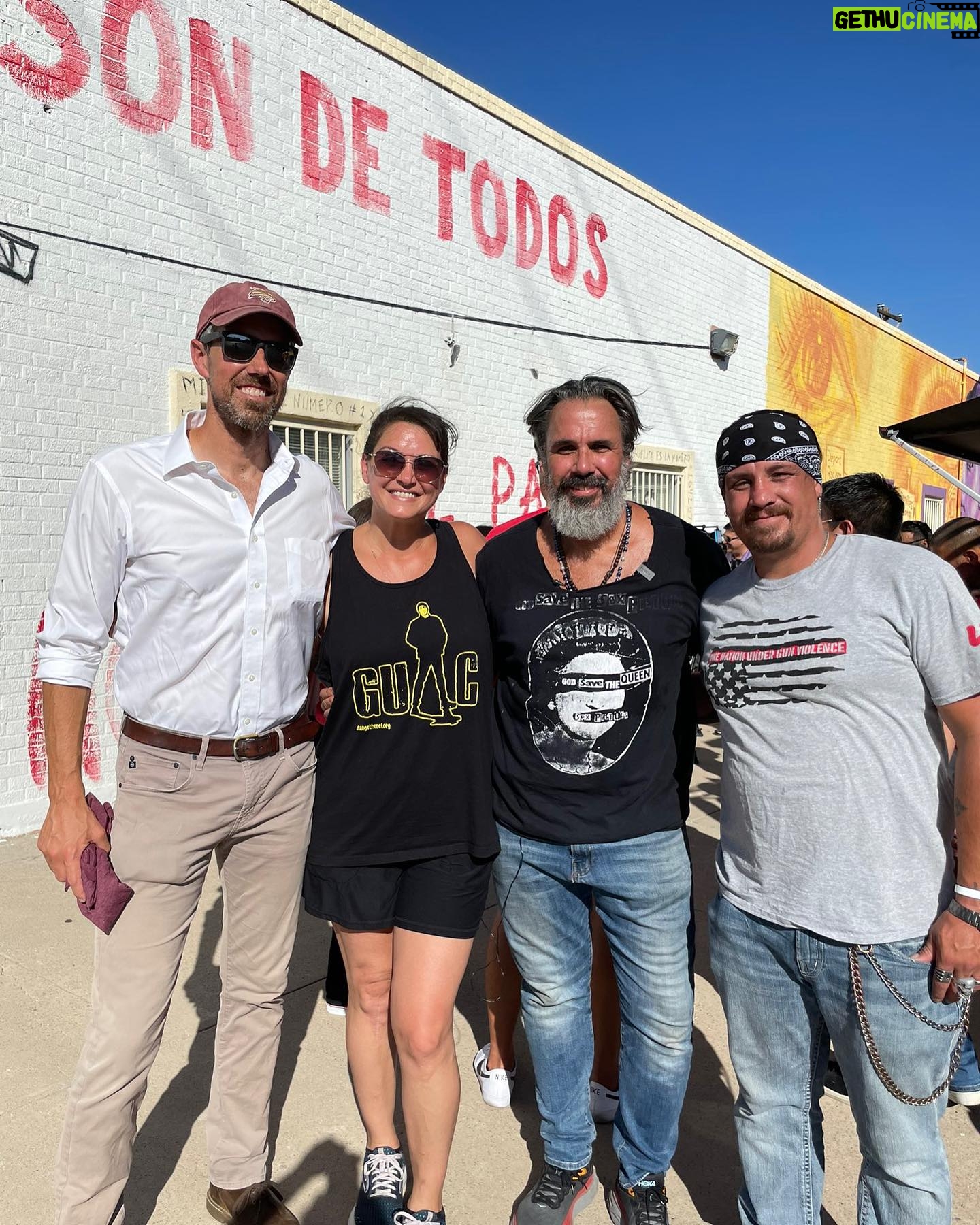 Beto O'Rourke - 11.8K Likes - These are my heroes. They put in the work, they struggle through the pain, and they do it all knowing that even though they can’t bring back the children they’ve lost to gun violence, their effort, courage and persistence may be able to save ours.
Thank you Manuel and Patricia (Guac’s parents), Rhonda (Kim’s mom), Brett (Uzi’s dad) and Sam and Cameron from Parkland for showing up!!
Thanks to Las Americas for hosting and to the good people of El Paso for coming out!