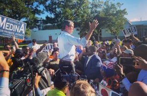 Beto O'Rourke Instagram - Back in Houston as we get out the vote at polling places across Harris County! When we vote, we win — and when we win, we move Texas forward.