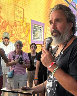 Beto O'Rourke Instagram - These are my heroes. They put in the work, they struggle through the pain, and they do it all knowing that even though they can’t bring back the children they’ve lost to gun violence, their effort, courage and persistence may be able to save ours.

Thank you Manuel and Patricia (Guac’s parents), Rhonda (Kim’s mom), Brett (Uzi’s dad) and Sam and Cameron from Parkland for showing up!!

Thanks to Las Americas for hosting and to the good people of El Paso for coming out!