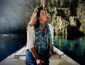 Bettany Hughes Instagram - Hello! Exploring #ancient sea caves in #Albania and #Adriatic - in all new #Treasures of the #World starting 7pm April 6th @channel4 for 6 weeks then in #US and globally - enjoy! X
