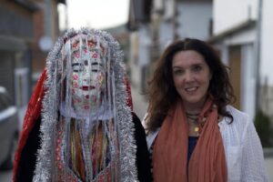 Bettany Hughes Instagram - Morning! Witnessed this incredible preparation for a wedding in #Bulgaria - I have a theory this is based on #ancient ritual in #BronzeAge #Greece - will reveal all in #Treasures of #Bulgaria this Sat 6.50pm @channel4 X