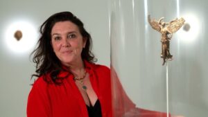 Bettany Hughes Instagram - Morning! This fabulous #ancient site in #Georgia is rich in gold and I’m sure helped inspire the myth of #Medea and the #GoldenFleece - join me there for #Treasures X bit.ly/3U8mO2N
