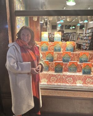 Bettany Hughes Instagram - Morning! Thank you @dauntbooks for gorgeous display of new #SevenWonders books. Officially out tomorrow! X