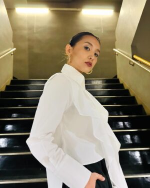 Beverly Instagram - OOTD from @languageofflower_ 
Obsessed with my outfit!! 💯
Thank you for these beautiful top and pants!! 

#LANGUAGEOFFLOWERS