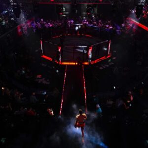 Biaggio Ali Walsh Instagram - There is no feeling like this… the emotions while walking towards that cage is indescribable. At the end of the day tho, it’s all an illusion.