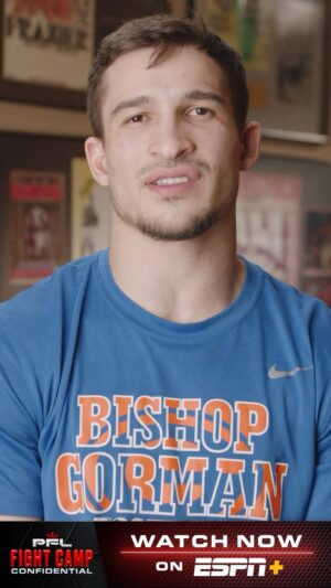 Biaggio Ali Walsh Instagram - Fighting runs in the family for @biaggioaliwalsh 

▶️ Follow the journey and go behind the scenes of Biaggio Ali Walsh’s preparation for his Showcase Amateur Lightweight bout against Joel Lopez at the 2023 #PFLWorldChampionship 

🔗in bio | #FightCampConfidential