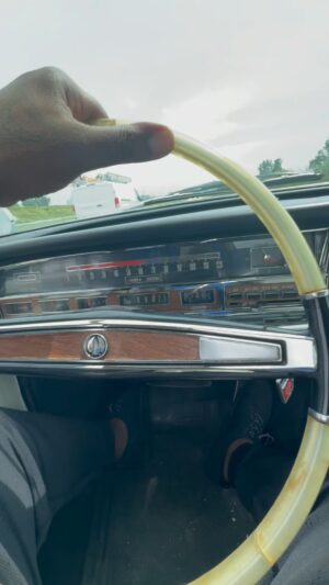Big Moe Cason Instagram - Rolling in my 65 imperial ✊🏾🇺🇸🎯 #oldschoolmopar #1965imperialcrown #ridinglow #lowandslow #mopar