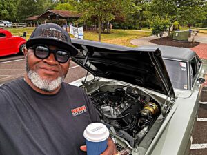 Big Moe Cason Instagram - Out here in PA going to my buds son H.S graduation party this afternoon… I brought my BEE out here for an early car show in Lansdale.👌🏾🇺🇸