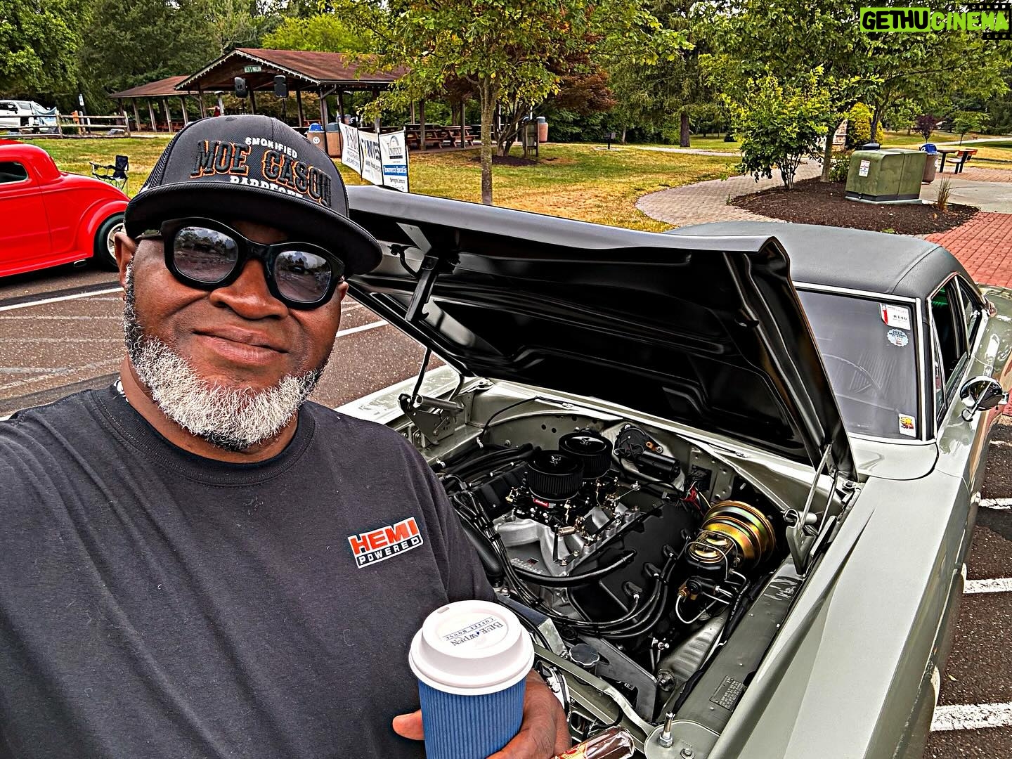 Big Moe Cason - 300 Likes - Out here in PA going to my buds son H.S graduation party this afternoon⦠I brought my BEE out here for an early car show in Lansdale.šš¾šŗšø