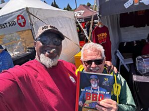 Big Moe Cason Instagram - Excellent weekend here at the #millcasino BBQ Blues and Brews sold out of my cook book fast this gentleman snagged the last copy!🙌🏾🇺🇸🎯🔥 #bbq #bbqfamily #oregon #coosbayoregon @natgeobooks