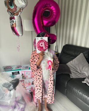 Big Narstie Instagram - My princess 9 blessing on the day of may ❤️❤️⭐️🙏🏿🎉🎉🎉 niyabingi zena warrior princess