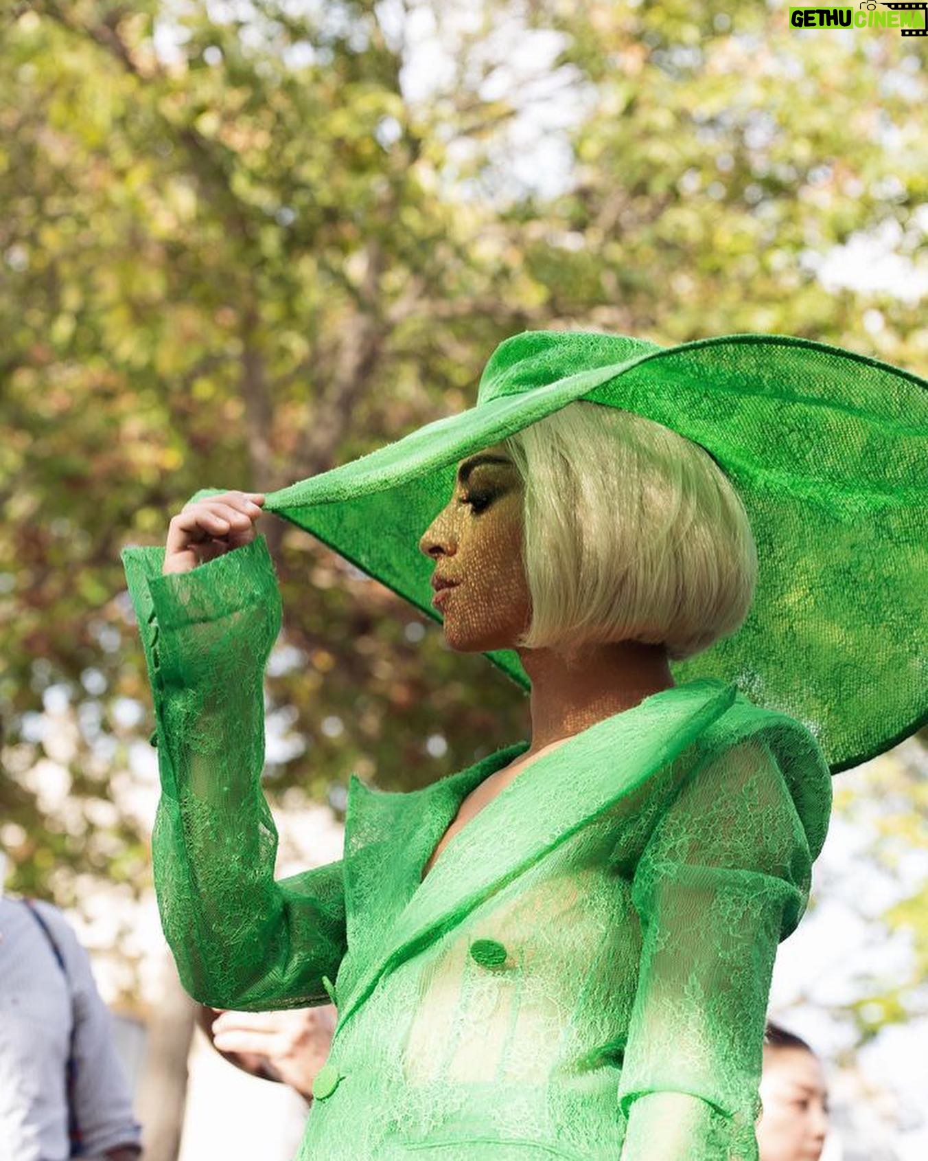 Bilal Hassani - 15.1K Likes - feeling extra green today , thank you @ninaricci @harris_reed for this fantastic show.