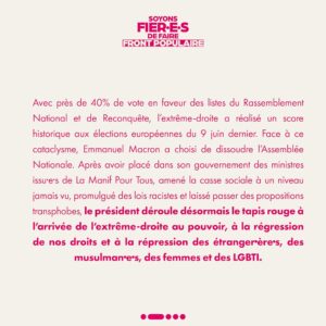 Bilal Hassani Instagram - Nous, artistes queers, allié•es et fier•es, voulons porter la voix des @inverti.e.s en signant cette tribune importante. Rendez-vous les 30 juin et 7 juillet et faisons Front Populaire. 

CHÉRI, Kalika, Joanna, Moon, Bilal Hassani et Claude Emmanuelle 💖
