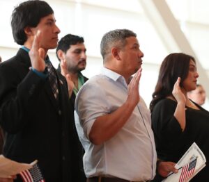 Bill Clinton Instagram - Today, in partnership with U.S. Citizenship and Immigration Services (@USCIS) and the U.S. District Court for the Eastern District of Arkansas, we welcomed 37 new U.S. citizens during a naturalization ceremony at the @ClintonCenter in Little Rock.
 
President Bill Clinton offered remarks to welcome the new citizens.
 
Congratulations and best wishes!