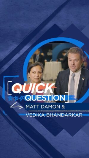 Bill Clinton Instagram - ⚡️ Quick question for @Water’s Matt Damon and Vedika Bhandarkar…

🌊 How does your team “keep going” in the fight to provide safe water for all?