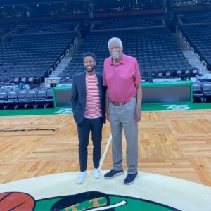 Bill Russell Instagram - Thank you @cbstv & @nateburleson it was a pleasure. @cbsmornings @NBA @celtics