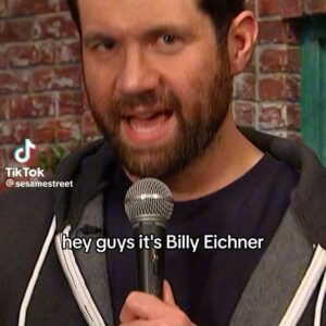 Billy Eichner Instagram - Billy on the Sesame Street! Finally met my match! Some wholesome content for these chaotic times. Link in bio for the video! Please make sure your child memorizes it! 🎤🍪 #tbt