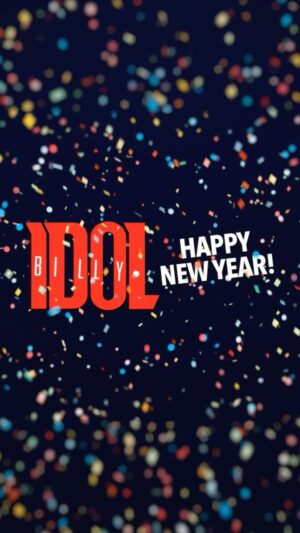 Billy Idol Instagram - ✊🏼Happy New Year! #2024 🎉