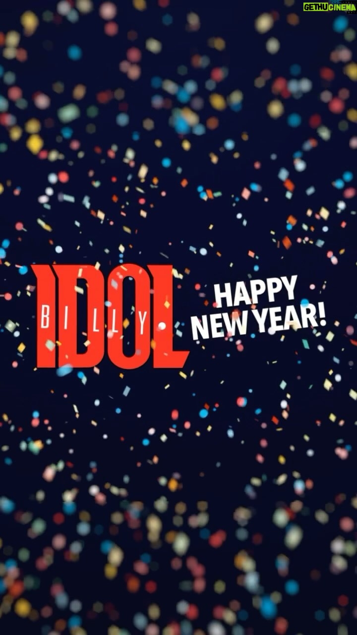 Billy Idol - 12K Likes - ✊🏼Happy New Year! #2024 🎉