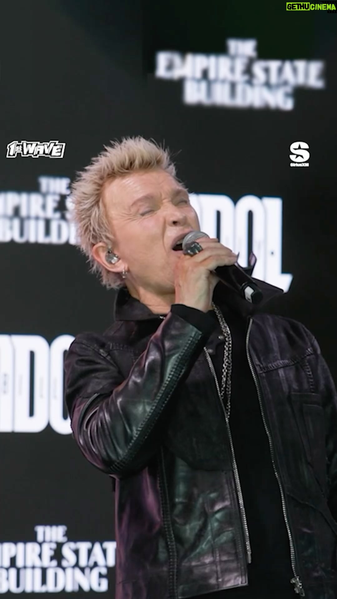 Billy Idol - 11.2K Likes - Watching @billyidol & @stevestevens perform “Rebel Yell” at the @empirestatebldg was not on our 2024 bingo card but we loved it! Catch this exclusive 1st Wave performance on the SiriusXM app now at the link in bio.