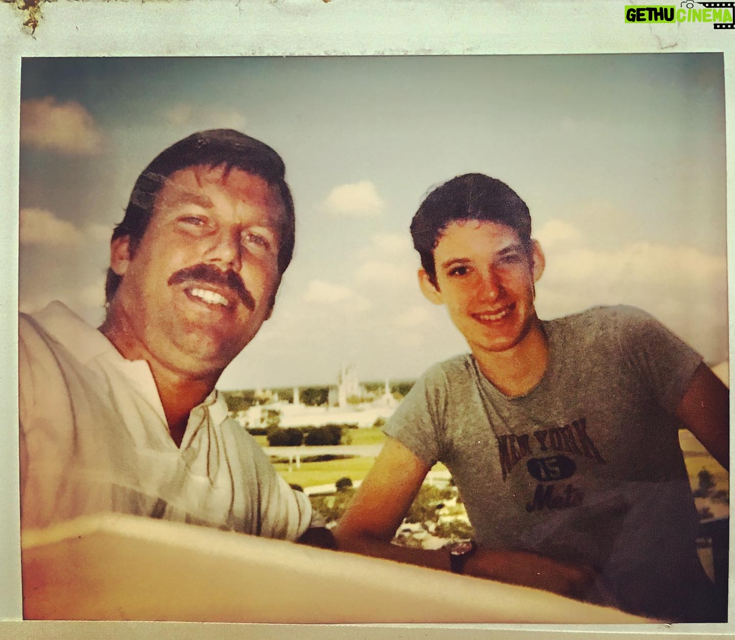 Billy Jensen - 10.3K Likes - My Dad died 24 years ago today. He was 50. I turn 50 in August. Pretty soon I’ll have spent more time on this earth without him than with him. And yet it feels like this picture was taken yesterday.
This is us at Disney World. I’m maybe 12. We are at the Contemporary Hotel and he wanted to get Space Mountain and Cinderella’s Castle in the background of the shot from this Polaroid camera selfie.
Dad always wanted to get pictures of us together and I could never understand why. I was always like—“but the sunset looks better without us in it.”
Now I understand.