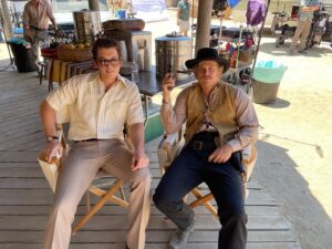 Billy Magnussen Instagram - #theoffer #robertredford #sundance #butchcassidyandthesundancekid @paramountplus #milesteller #junotemple #dexterfletcher #matthewgoode