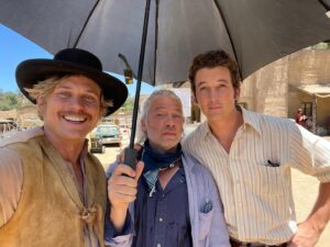 Billy Magnussen Instagram - #theoffer #robertredford #sundance #butchcassidyandthesundancekid @paramountplus #milesteller #junotemple #dexterfletcher #matthewgoode