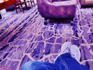 Billy Tolley Instagram - And just like that.... an amazing specimen appears out of the blue... or... purple. #randomcarpetcollection #SLCedition