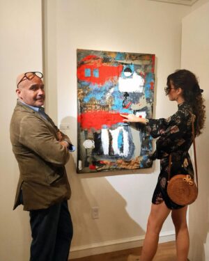 Billy Zane Instagram - Thank you @amberarbucci for an incredible opening and sale right out of the gate! 🔴 @gallery33sm @thegeorgian #frontman
