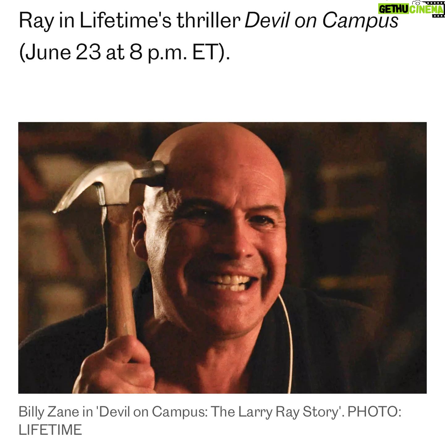 Billy Zane - 2K Likes - This is one of the most challenging and fascinating character studies I’ve done in a very long time. Which says a lot considering #waltzingwithbrando is coming out this year too!
The weight gain, the accent, mannerisms and speech patterns required for this portrayal of #larryray in #devilinthedorm was what actors dream of.
The collaboration awith a great actor’s director @elisabethrohm and the incredibly talented cast @tedrarogers @frankatankk @milesmmerry @themanuelasosa @alexissides @mattkevanderson @elisabethrohm and writer / producer @tolkinstephen has been among favorite professional experiences. And it all comes together on @lifetimetv thank goodness, as the inherent good taste and restraint that Network TV refreshingly affords such easily exploitable true life stories, allows for more focus on character and motivation when examining such sensitive topics as recycled trauma, cult like behavior, sex trafficking, and fraud. As a result in the hands of this wickedly talented team, this film is a firecracker! Tune in June 23rd! @entertainmentweekly article and embedded trailer in my bio.