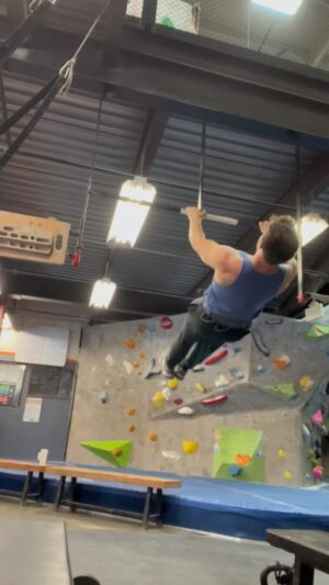 Bj Gruber Instagram - Training for climbing. I’m trying out a theory I’ve been researching on sport specific protocols. The goal is to use heavy neural strength exercises (like this pull up max) to increase available motor units and free testosterone and then go straight into sport specific movements (like the campus board). This could be used for any sport that has sport specific movement patterns. We’ll see how it goes! #fitness #athlete #climber