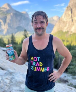 Bj Gruber Instagram - Hi, I’m BJ Gruber. I grew up in Richmond, VA. My family often went camping & beaching. It was the ‘90’s, so we still played outside. At my grandmother’s lake house, we’d swim & ski out on the water during the summer.

I'm pansexual, a word I didn’t know growing up. I came out as bi at 16, but went back in because… VA. I came out again in college when I met someone. It’s an odd feeling: I've never felt gay or straight & fully accepted by either community. I amorphously fall in the middle. If dating a man, heterosexuals felt I was always gay & just pretending to be straight. If I dating a woman, LGBTQ folks would treat me like I was never gay & thus not in the tribe. So here I am, pansexual, which leaves me the freedom to exist at least in acceptance within myself. My pansexuality means that who someone is as a person (their integrity, honesty, character, responsibility, willingness to put up with my eccentricities, etc…) is the primary basis for my interest in them. Everything else is tertiary.

Parks have helped me find peace within myself. That solace has given me the clarity to understand what I believe in & who I want to be.

I haven’t been to nearly as many National Parks (NP) as I’d like, but I often visit state parks in VA & NY, where I enjoy hiking with Rachel, my partner (also queer) & rock climbing my friends Richard & Trevor. I’ve been lucky enough to visit Red Rocks NPS site in NV & Grand Canyon & Yosemite NPs.

Every landmark feature at Yosemite could be its own destination. It’s like someone designed Yosemite in a lab to be the most beautiful place possible & then gave it to us. I find it to be a more compelling ontological argument than the human body.

Rock climbing & hiking give me peace of mind that I can't find on NYC streets. My mom thinks I'm a thrill seeker, but it’s actually the opposite. When I’m on the sharp end 1000s of ft in the air, there is only silence. It’s me, the rock, & a dear friend through 70m of nylon umbilical cord (also birds & sometimes snakes).

I'd tell my younger self to be honest about who you are & never apologize for it. I urge everyone else to do the same.

Relationship status: Engaged 💍 (under the Northern Lights)