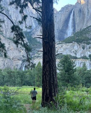 Bj Gruber Instagram - Just took my first trip to Yosemite! Trevor and I climbed over 4k feet in 3 days. Around 4120’ of classic 5th class rock climbing. Routes included: Munginella, Selaginella, Jamcrack, The Nut Cracker Suite, Pine Line, the Grack, and The Royal Arches. #climb #climber #adventure #hot #tradclimbing #summer