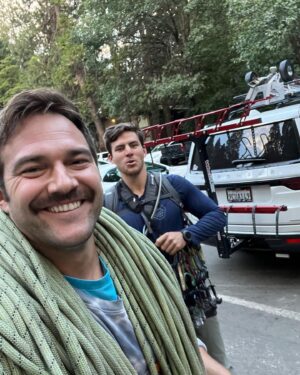 Bj Gruber Instagram - Just took my first trip to Yosemite! Trevor and I climbed over 4k feet in 3 days. Around 4120’ of classic 5th class rock climbing. Routes included: Munginella, Selaginella, Jamcrack, The Nut Cracker Suite, Pine Line, the Grack, and The Royal Arches. #climb #climber #adventure #hot #tradclimbing #summer