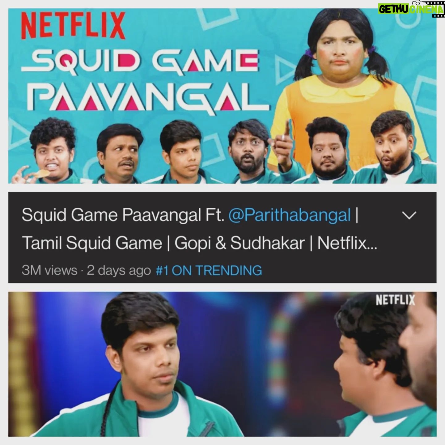 Bjorn Surrao - 27.2K Likes - Vera level comidies and fun being a part of this EPIC collaboration of many legends in a squid game parody 🐙🤣💯
Big ups and Salute to the good peeps at @parithabangaloffl & @netflix_in 👏🏾🔥♥️ for creating this masterpiece !
Trending at number 1 on YouTube ! 🔥🤘🏾 You guys gotta check out the full video ! 🤣🤣
#squidgame #tamil #gosu
#parithabangal #netflixindia #parody ___________________________
YouTube Link : https://youtu.be/C3RVZdoN9to
___________________________
.
.
.
.
.
.
.
.
.
.
.
.
#reels #doctor #doctorthemovie #tamilreels #kollywood #remixreels #remix #instareels #bjornsurrao #comedy #mastertheblaster #memes #memecreators #kollymemes #tamilmemes #master #tamilcinema #chennai #pubgmobile #pubgmemes #throwbackthrusdays #youtubeindia #trending