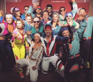 Blair Redford Instagram - 80’s Ski Lodge Party. #mammothfftake2