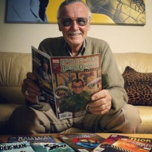 Blair Redford Instagram - The man changed my childhood along with so many others.  Little did I know, years later, he would change my adulthood as well when I had the privilege of joining his “superhero family”. The man is truly a marvel. Farewell Stan... #StanLee #Marvel