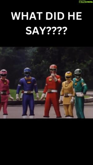 Blake Foster Instagram - Wait, what did he just say? 😂 This scene from Power Rangers Turbo is hands down one of the funniest moments in the entire franchise. I can’t believe they snuck in that hilarious voice-over! Kudos to the ADR directors. I wonder if any parents caught onto this gem when it first aired. @theselwynward , was this the only line you recorded for this scene? It’s a classic! I remember it as a kid and cracking up every time. Share this with someone who could use a good laugh! 🎤 #powerrangers #powerrangersturbo #funny #meme #blueranger