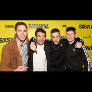 Blake Jenner Instagram - Thank you to everyone who supported American Animals last night and thank you SXSW for having us! Good times with good peeps. Coming at ya June 1st 😎👊👍