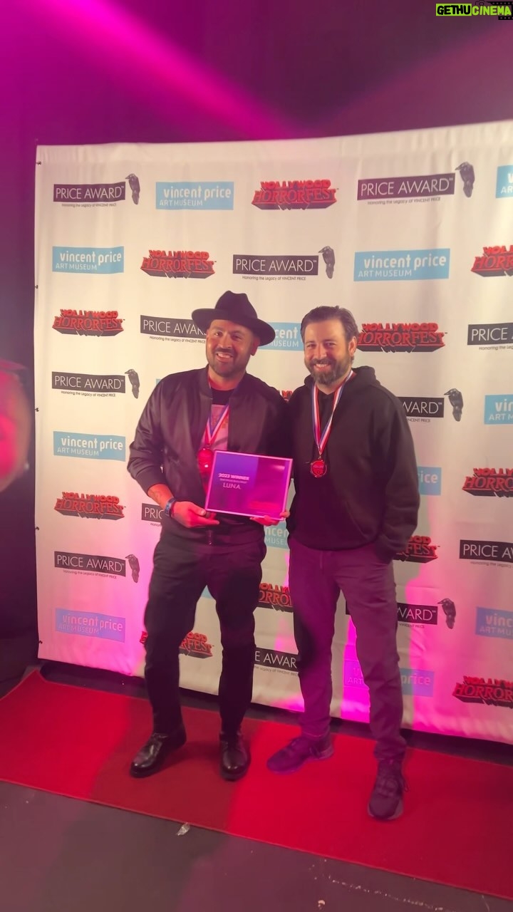 Blake Vaz - 3 Likes - Grazie molto @hollywoodhorrorfest for creating a space for true independent horror filmmakers, you’ve built a community that we are proud to now be a part of!
@l.u.n.a.film takes best ghost story short and best score by my band @themulberrypurple.
Thank you to the @valagardoproduction family, our amazing cast and crew and the @green_eggs_go_ham team!
A@green_eggs_go_ham AND @valagardoproduction PRODUCTION
A BLAKE VAZ FILM
PRODUCED AND DIRECTED BY @blakevaz
WRITTEN BY @roman_arabia
EXECUTIVE PRODUCERS @roman_arabia and @xaviercharles24
STARRING @fernandaromeroo @misslaurendeshane @ilikelauren
WITH Truly Magyer
AND @aka.saulito
CINEMATOGRAPHY BY @danielgbagby
PRODUCTION DESIGN @thepaulbianchi
ASSOCIATE PRODUCER @robertoawallace
LINE PRODUCER @somecreativegirl
1st AD @georginacaptan
2nd AD and COVID OFFICER @rudy_marquez_
GAFFER @jerod_nawrocki
BEST BOY @bradleyfarrell
KEY GRIP Jesse Curl
GRIP @zachandhappy
JIB OPERATOR @billflynnhunt
SCRIPT SUPERVISOR AND CO-PRODUCER @violeta___gf
SOUND @dannyenriquebonilla
WARDROBE Giselle Carrillo
HAIR AND MAKE UP @aprilnicole
DIT and Sound design @lobotto
MUSIC @themulberrypurple
PRODUCTION ASSISTANT @ervt_music
BTS @saulopadilla_
#hollywoodhorrorfest #shorthorrormovie #horrormovies #giallo #horrorfest #horrorshort